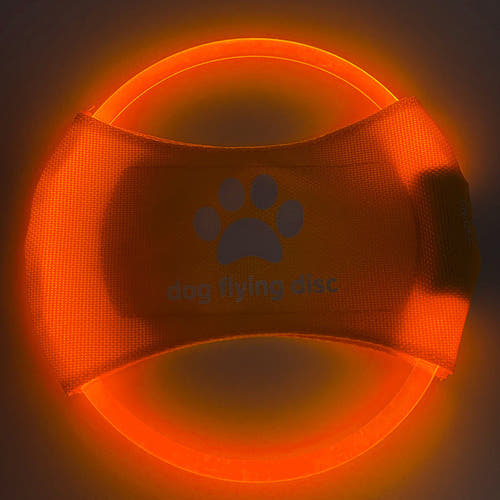 Bark & Glow Flying Discs Light Glowing LED