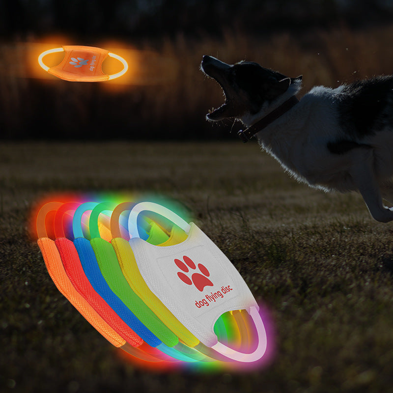Bark & Glow Flying Discs Light Glowing LED