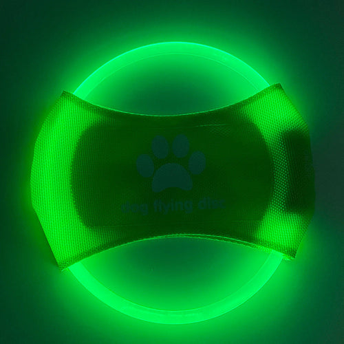 Bark & Glow Flying Discs Light Glowing LED