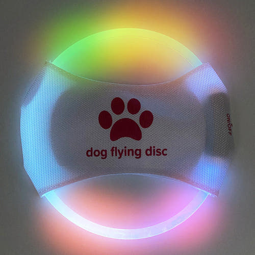 Bark & Glow Flying Discs Light Glowing LED